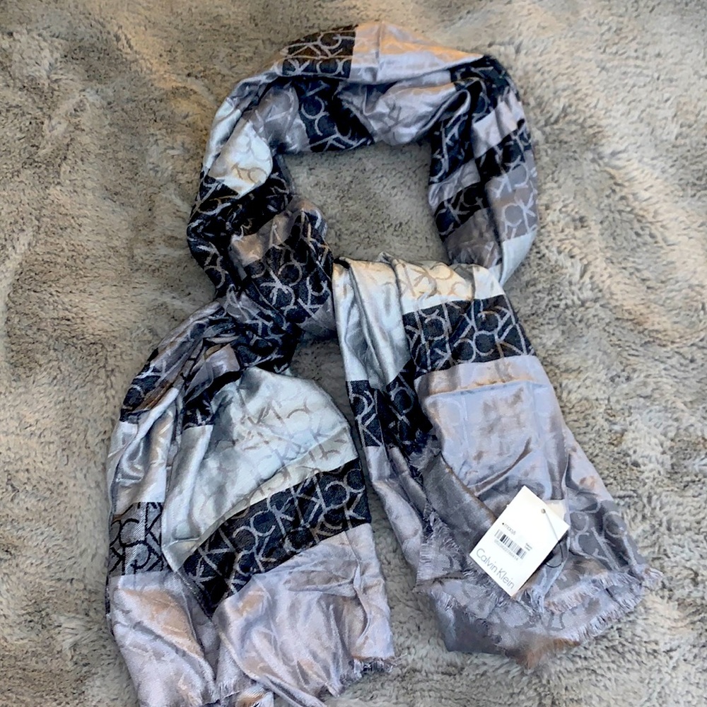 Calvin Klein silk scarf